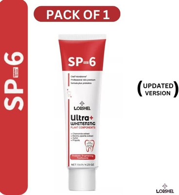 LORSHEL Sp 6 ultra toothpaste uupdated off sp 4 toothpastee Teeth on Teeth Strips Toothpaste(30 g)