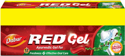 Dabur Red Gel Paste (Combo Pack- 150g x 2) |Fresh Breath & Strong Cavity Protection Toothpaste(300 g, Pack of 2)