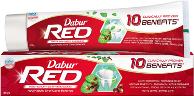 Dabur Red Toothpaste | Ayurvedic Paste| Toothpaste(200 g)