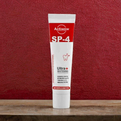 ACTIWOW SP4 Teeth Whitening Paste for Bright Smiles and Healthy Gums Toothpaste(40 g)