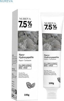 nureva Hydroxyapatite Toothpaste for Stain Removal & Teeth Repair Toothpaste(100 g)
