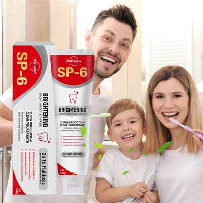 ACTIWOW SP-6 Toothpaste: Bright Smile & Stain Solution Toothpaste(40 g)