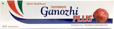 Amrit Healthcare Ganozhi Plus Ganoderma for loose teeths,sensitivity problems,bleeding gums Toothpaste(125 g)
