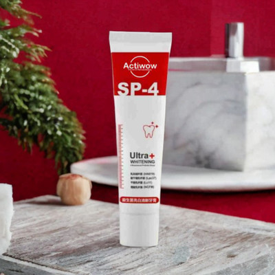 ACTIWOW SP4 Ultra Whitening Paste for Teeth Whitening and Freshness in Minty Flavor Toothpaste(40 g)