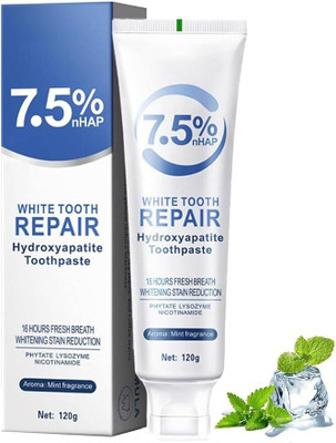 florvita Hydroxyapatite Toothpastes for Enamel Protection and Tooth Strengthening 100 GM Toothpaste(100 g)