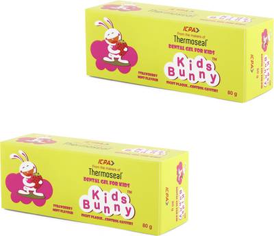 ICPA Thermoseal Kids Bunny Gel 80 gm (Pack of 2) Toothpaste