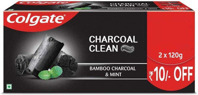 Colgate Charcoal Clean BAMBOO CHARCOAL MINT TOOTHPASTE Toothpaste(244 g)