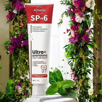 ACTIWOW SP 6 Ultra Whitening Toothpaste for Healthy Smile & Fresh Breath Toothpaste(40 g)
