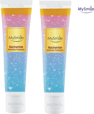 Mysmile Niacinamide Whitening Toothpaste N-43 Toothpaste(200 g, Pack of 2)