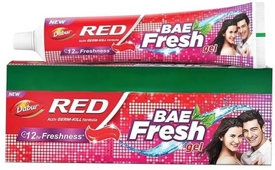 Dabur Red Bae Fresh Gel - 300gm (150gmx2) | Fights Bad Breath, Cavity Toothpaste(300 g)