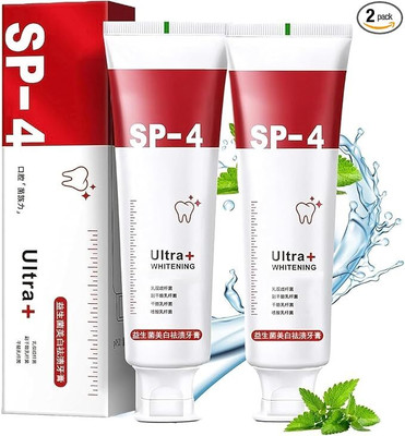 SEINON'S SP 4 Ultra Brightening Toothpaste Advanced Whitening Stain Removal(pack of 2) Toothpaste(60 g, Pack of 2)