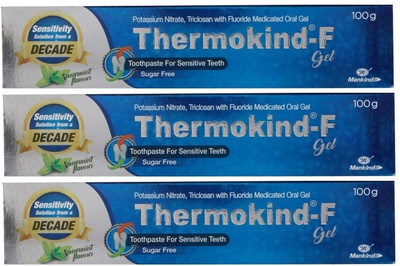 THERMOKIND Thermokind_F Sensitive Teeth Oral Gel-100g(Pack Of 3) Toothpaste(300 g, Pack of 3)