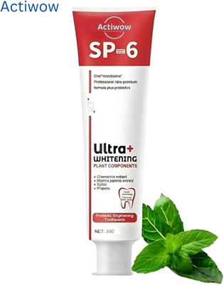 ACTIWOW SP6 Ultra Toothpaste - Teeth Whitening for Sensitive Teeth A01 Toothpaste(40 g)