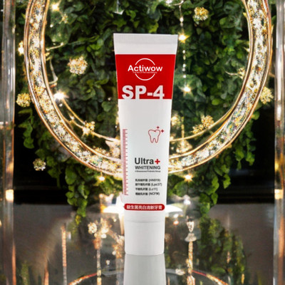 ACTIWOW SP4 Ultra Toothpaste, Maximum Whitening Performance Toothpaste(40 g)