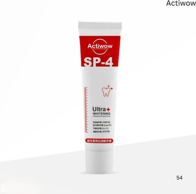 ACTIWOW SP4 Charcoal Mint Fusion for Shine Toothpaste(50 g)