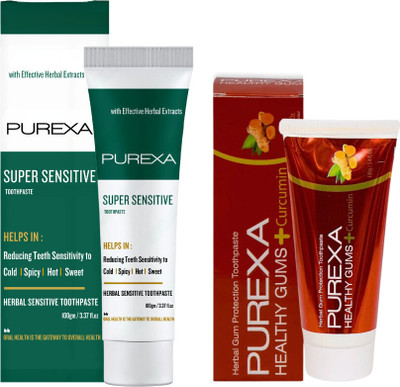PUREXA Toothpaste for Sensitivity Repair | Swollen & Bleeding Gums Toothpaste(200 g, Pack of 2)