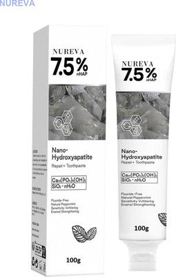 nureva Hydroxyapatite Toothpaste for Enamel Shield & Whitening Toothpaste(100 g)