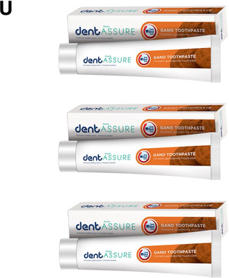 Rastic Assure Dent Gano Toothpaste Pack of 3 -10 Toothpaste(300 g, Pack of 3)