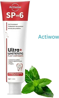 ACTIWOW SP6 Ultra Whitening Toothpaste - Fresh Breath & Sensitive Care A01 Toothpaste(40 g)