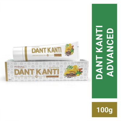 PATANJALI Dant Kanti Advanced Toothpaste for Teeth Whitening, Prevents Bad Breath Toothpaste(100 g)