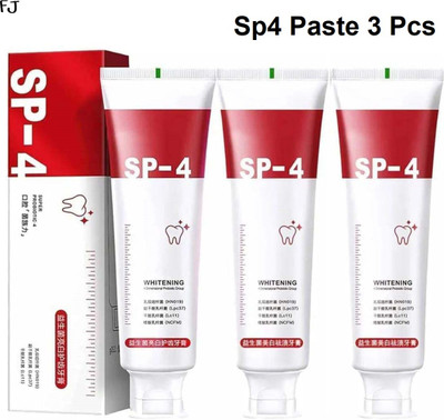 Rastic Assure SP 4 Ultra Brightening Toothpaste Pack of 3 Lid-768 Toothpaste(90 g, Pack of 3)