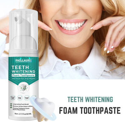 Phillauri Intensive Stain Removal Teeth Whitening Liquid Toothpaste(60 ml)
