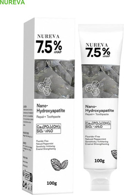 nureva Hydroxyapatite Toothpaste for Freshness & Natural Whitening Toothpaste(100 g)