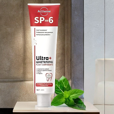 ACTIWOW SP 6 Whitening Toothpaste with Natural Mint for Long-Lasting Freshness Toothpaste(40 g)