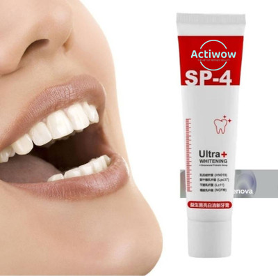 ACTIWOW SP 4 Ultra Whitening Toothpaste with Charcoal Freshness Toothpaste(40 g)
