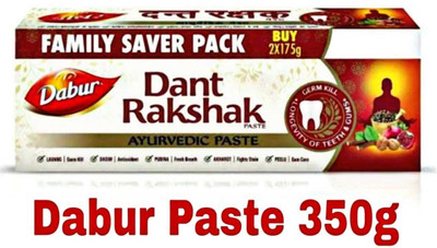 Dabur Dnat Rashak Longevity of Teeth & Gums Germ Kill Ayurvedic Paste 175gm 2pc Toothpaste(350 g)