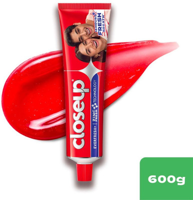 Closeup Red Gel Toothpaste For 18 Hours of Fresh Breath, for Men and Women Toothpaste(600 g, Pack of 4)