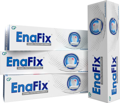 Enafix Anti Cavity Toothpaste Pack of 4 | 70g per pack | Fluoride Free Toothpaste(280 g, Pack of 4)