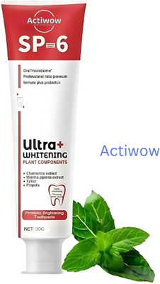 ACTIWOW SP6 Whitening Toothpaste with Sensitive Teeth Protection A01 Toothpaste(40 g)