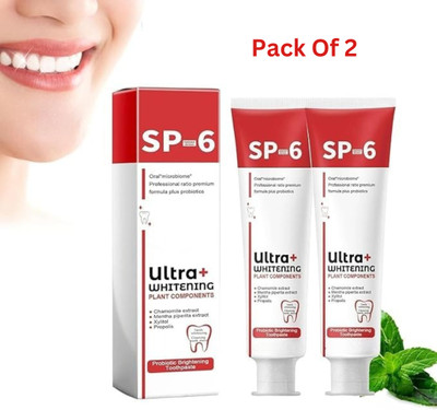 SIYDHA Probiotics Toothpaste {30g Each} Sp6 Toothpaste Safe For Everyday Use Toothpaste(60 g, Pack of 2)