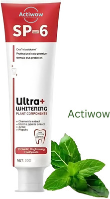 ACTIWOW SP6 Ultra Whitening Toothpaste for Gentle Whitening Toothpaste(40 g)
