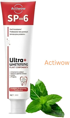 ACTIWOW SP6 Ultra Whitening Toothpaste for a Clean & Bright Smile Toothpaste(40 g)