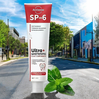 ACTIWOW SP 6 Ultra Whitening Toothpaste with Fresh Lavender Flavor Toothpaste(40 g)