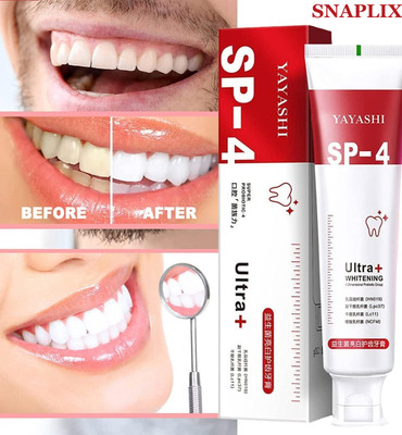 Snaplix Sp4 Ultra Whitening – Brighten Every Smile With Advanced Whitening Science Toothpaste(30 g)