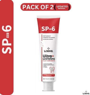 LORSHEL sp 6 ultra toothpaste updated of sp 4 toothpaste teeth adults Toothpaste(30 g)