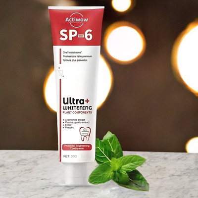 ACTIWOW SP 6 Whitening Toothpaste for Whitening & Breath Freshening Toothpaste(40 g)