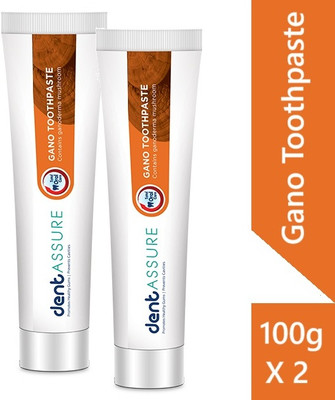 DENTASSURE Gano Toothpaste (helps in gaining fresh breath and in whitening teeth) Toothpaste(200 g, Pack of 2)