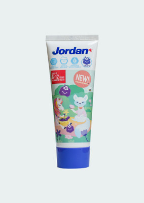 Jordan STEP 2 | Mild Fruity Flavours | Grape | Permanent Teeth | Gentle for Tooth Toothpaste(75 g)