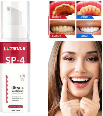 Latibule Ultra + Teeth Whitening Foam 2 IN 1 CAVITY PROTECTION Toothpaste(60 ml)