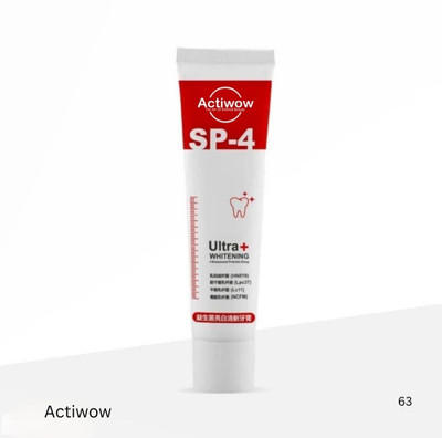 ACTIWOW SP4 Plaque Fighter Charcoal Mint Blend Toothpaste(50 g)
