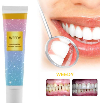 WEEDY Original Niacinamide Whitening Toothpaste for a Refreshing Whitening Effect Toothpaste(35 g)
