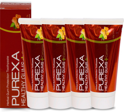 PUREXA Healthy Gums Jumbo Pack Toothpaste(400 g, Pack of 4)