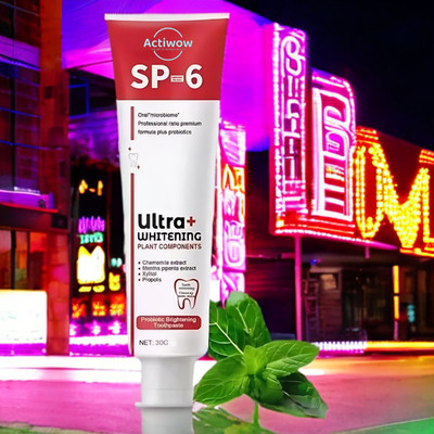 ACTIWOW SP 6 Ultra Whitening Toothpaste for Fresh & Bright Smile Toothpaste(40 g)