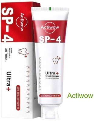 ACTIWOW SP-4 Whitening Charcoal with Fresh Mint & Antioxidants A01 Toothpaste(40 g)