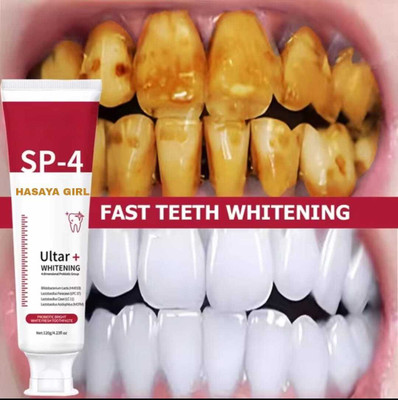 hghasayagirl SP 4 Ultra Sp 4 Ultra whitening teeth and kill Toothpaste gums Toothpaste Toothpaste(30 g)