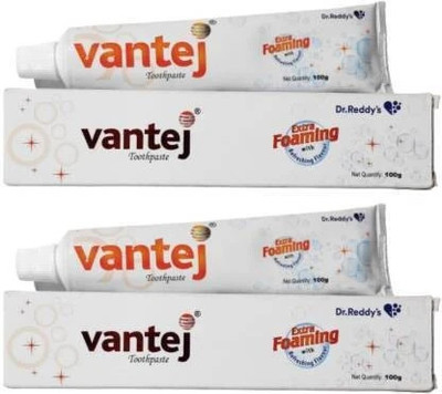 Vantej Dr. Reddy's Toothpaste(200gm) Pack of 2*100GM Toothpaste(200 g, Pack of 2)